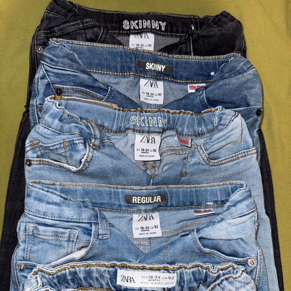 Zara Other - Zara 18-24m 5 pair skinny jean bundle